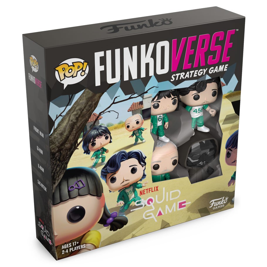 Funkoverse Squid Game 100 4 Pack Strategy Board Game